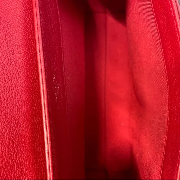 RARE Louis Vuitton Lockme 2 BB Leather red Handbag leather LIKE NEW - Picture 5 of 12